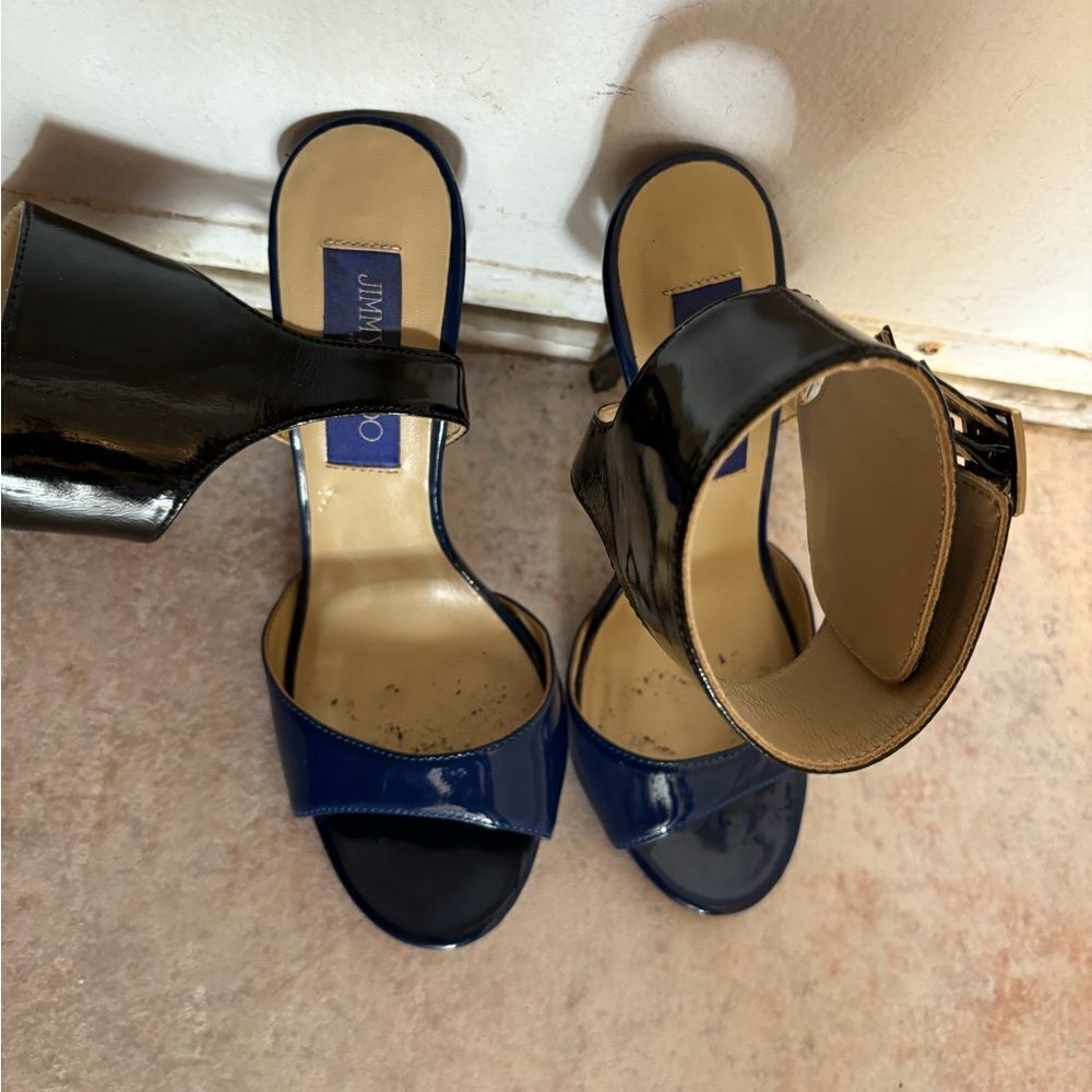 Jimmy Choo For H&M Cuff Sandals Open Toe Dress Sh… - image 1